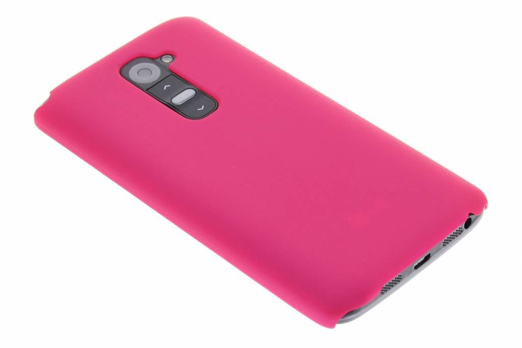 Image of Fuchsia effen hardcase hoesje voor de LG G2