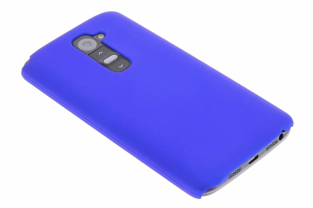Image of Blauw effen hardcase hoesje voor de LG G2