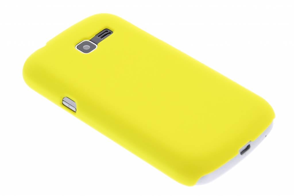 Image of Geel effen hardcase hoesje voor de Samsung Galaxy Trend Lite S7390