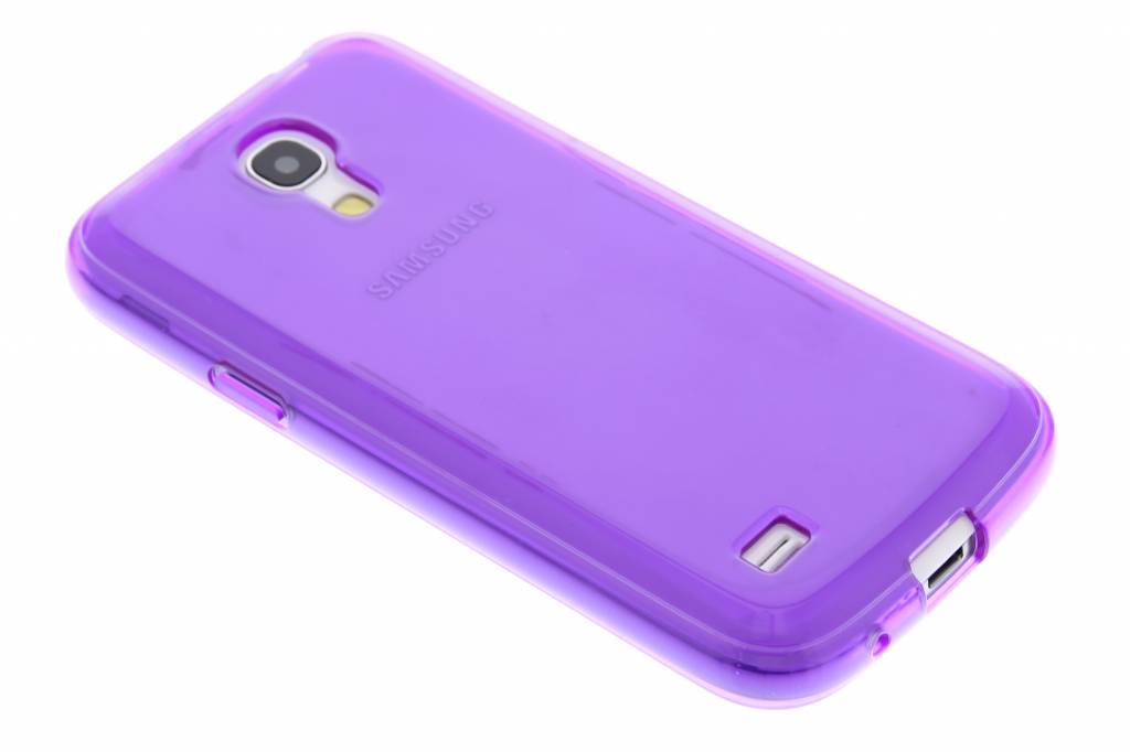 Image of Paarse transparante gel case voor de Samsung Galaxy S4 Mini