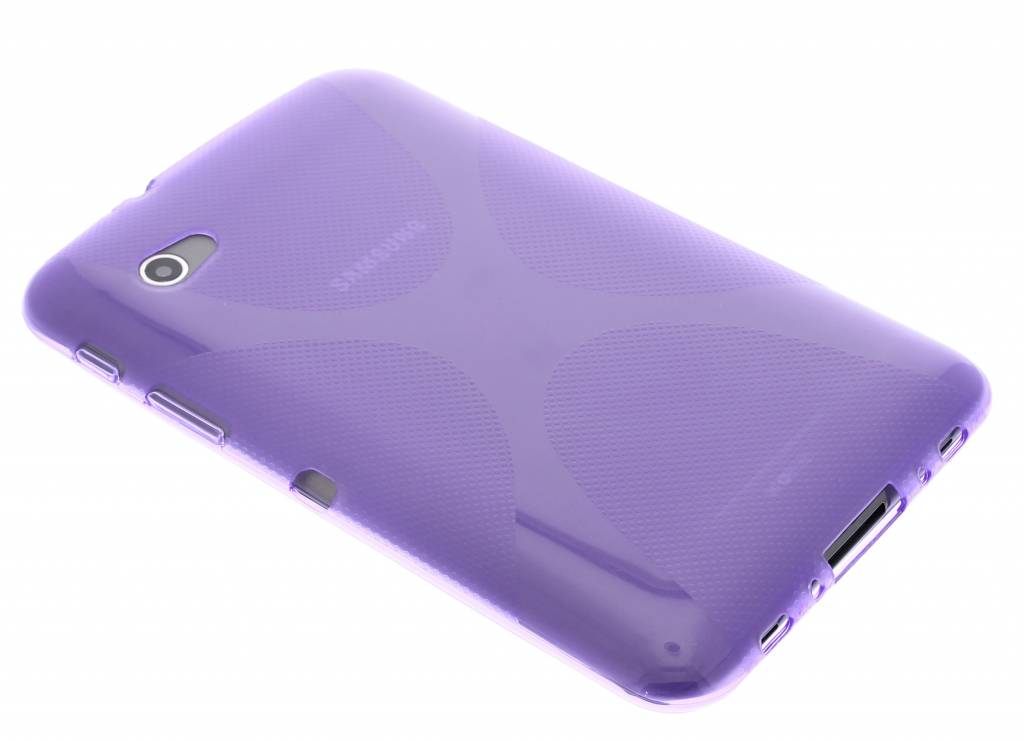 Image of Paarse X-Line TPU tablethoes voor de Samsung Galaxy Tab 2 7.0