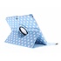 Lichtblauwe 360° draaibare polka dot tablethoes voor de Samsung Galaxy Tab 3 10.1 Lichtblauwe 360° draaibare polka dot tablethoes voor de Samsung Galaxy Tab 3 10.1
