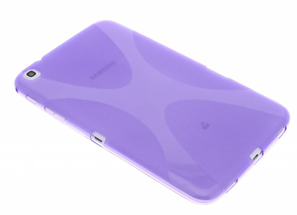 Image of Paarse X-Line TPU tablethoes voor de Samsung Galaxy Tab 3 8.0