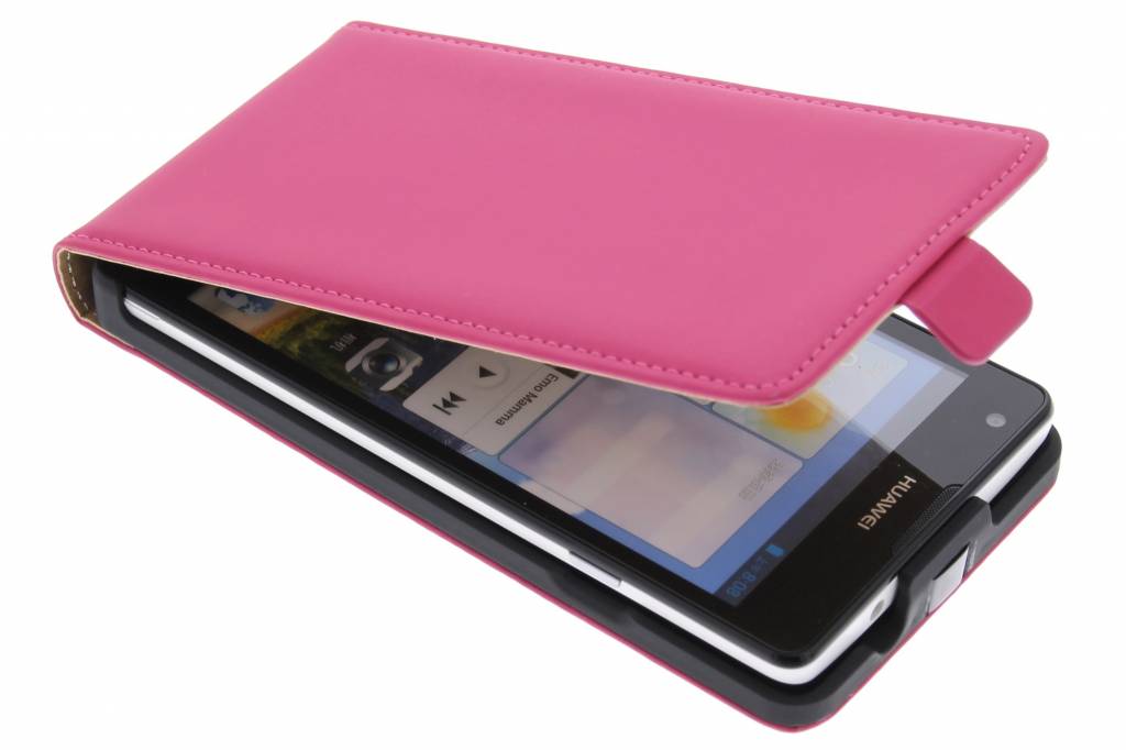 Image of Premium flipcase voor de Huawei Ascend G700 - Pink