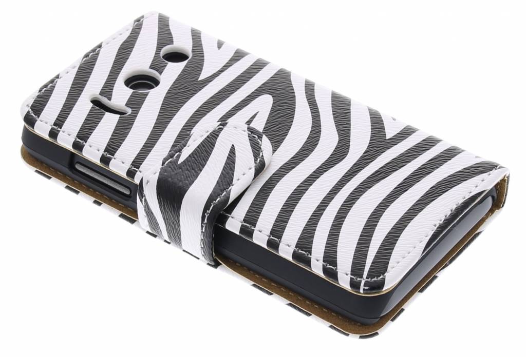 Image of Zebra booktype hoes voor de Huawei Y300