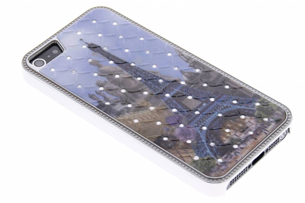 Image of Eiffeltoren design hardcase hoesje met strass voor de iPhone 5 / 5s / SE