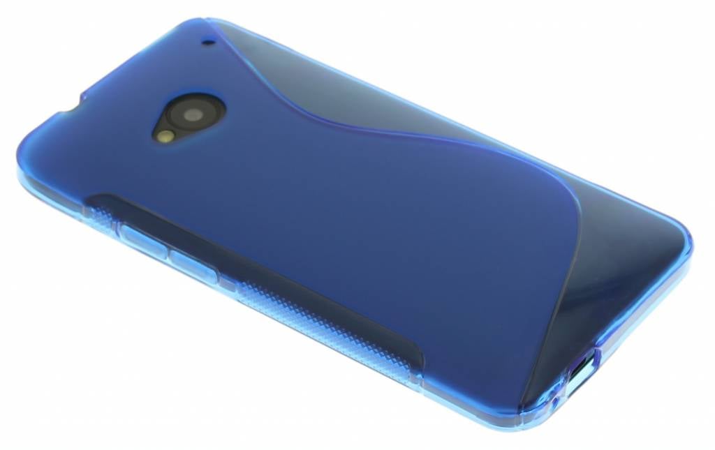 Image of Blauw S-line flexibel TPU hoesje voor HTC One