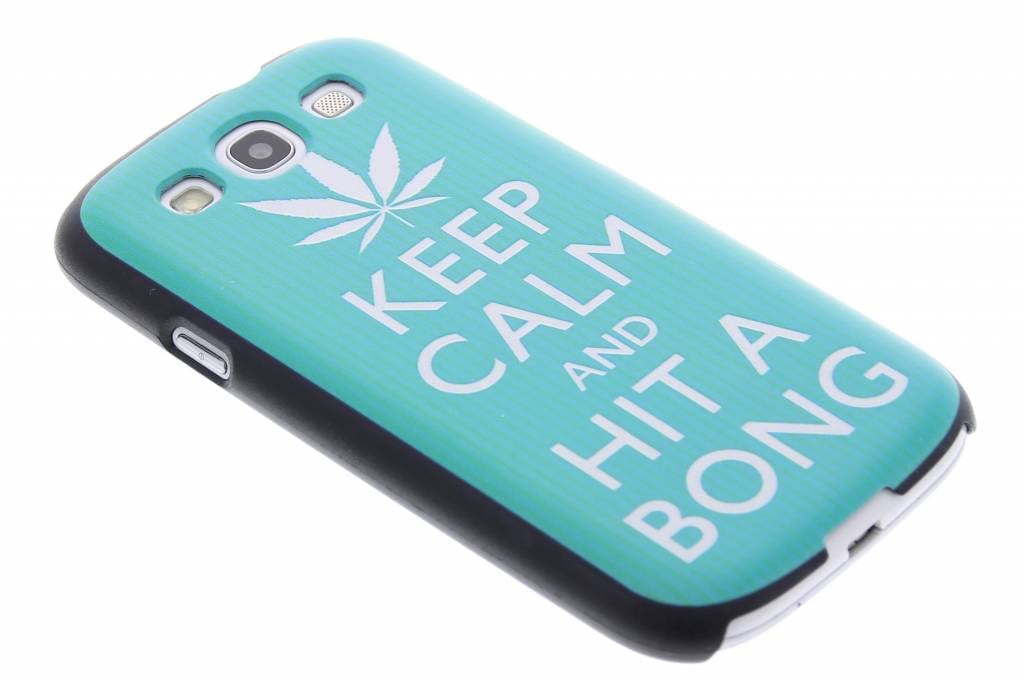 Image of Keep Calm and Hit a Bong design hardcase voor Samsung Galaxy S3 / Neo