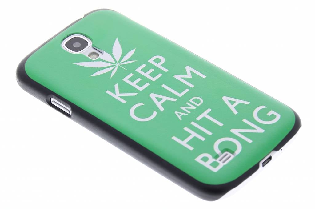 Image of Keep Calm and hit a bong design hardcase hoesje Samsung Galaxy S4