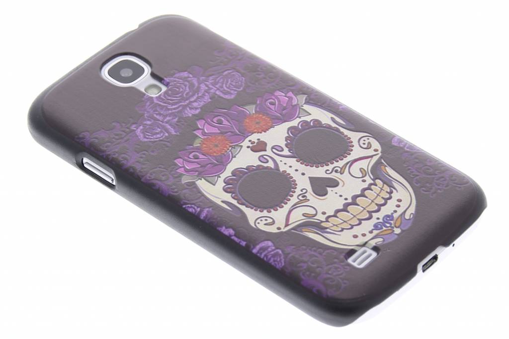 Image of Fleurig doodskop design hardcase voor Samsung Galaxy S4