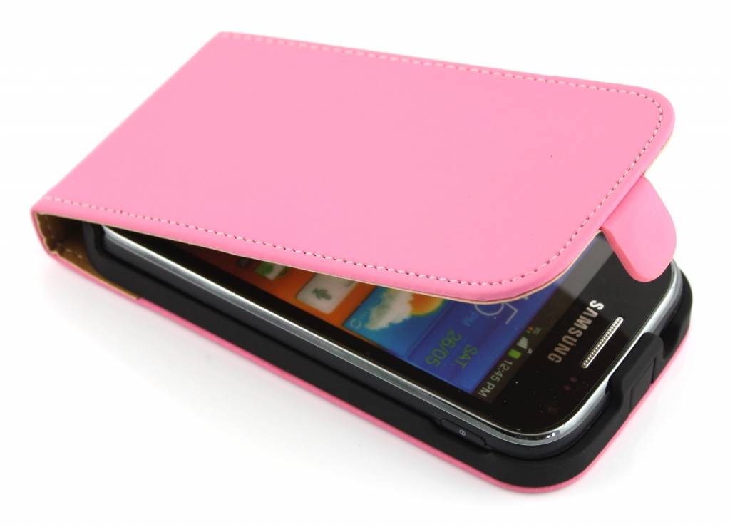 Image of Roze luxe sterke flipcase voor Samsung Galaxy Ace 2 i8160