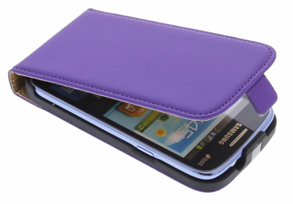 Image of Premium Flipcase voor de Samsung Galaxy Core - Purple