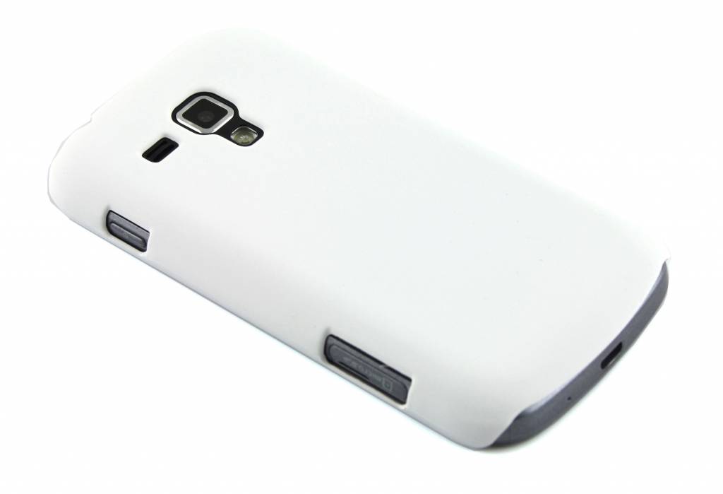 Image of Mat witte dunne hardcase voor de Samsung Galaxy S Duos / Trend (Plus)