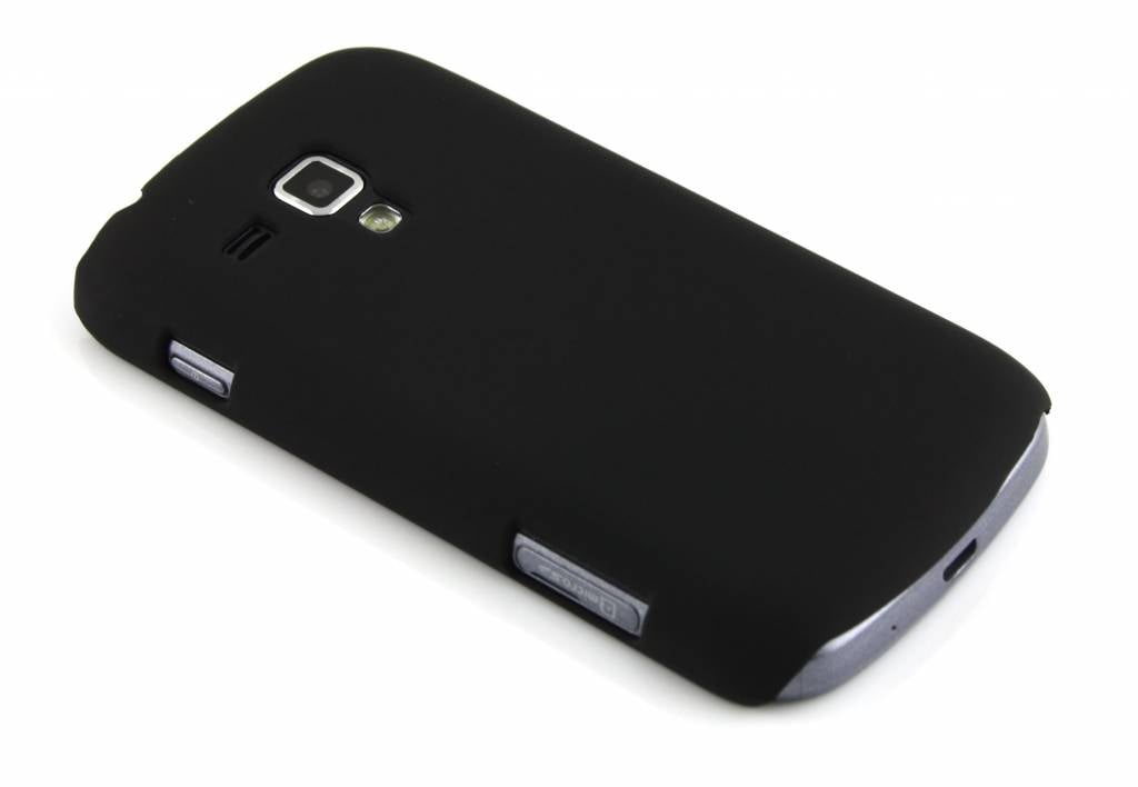 Image of Mat zwarte dunne hardcase voor de Samsung Galaxy S Duos / Trend (Plus)