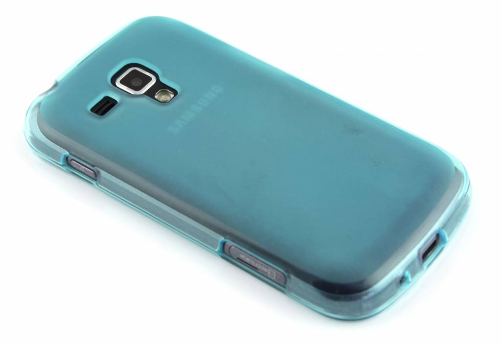 Image of Turquoise hard siliconen hoesje voor de Samsung Galaxy S Duos / Trend (Plus)