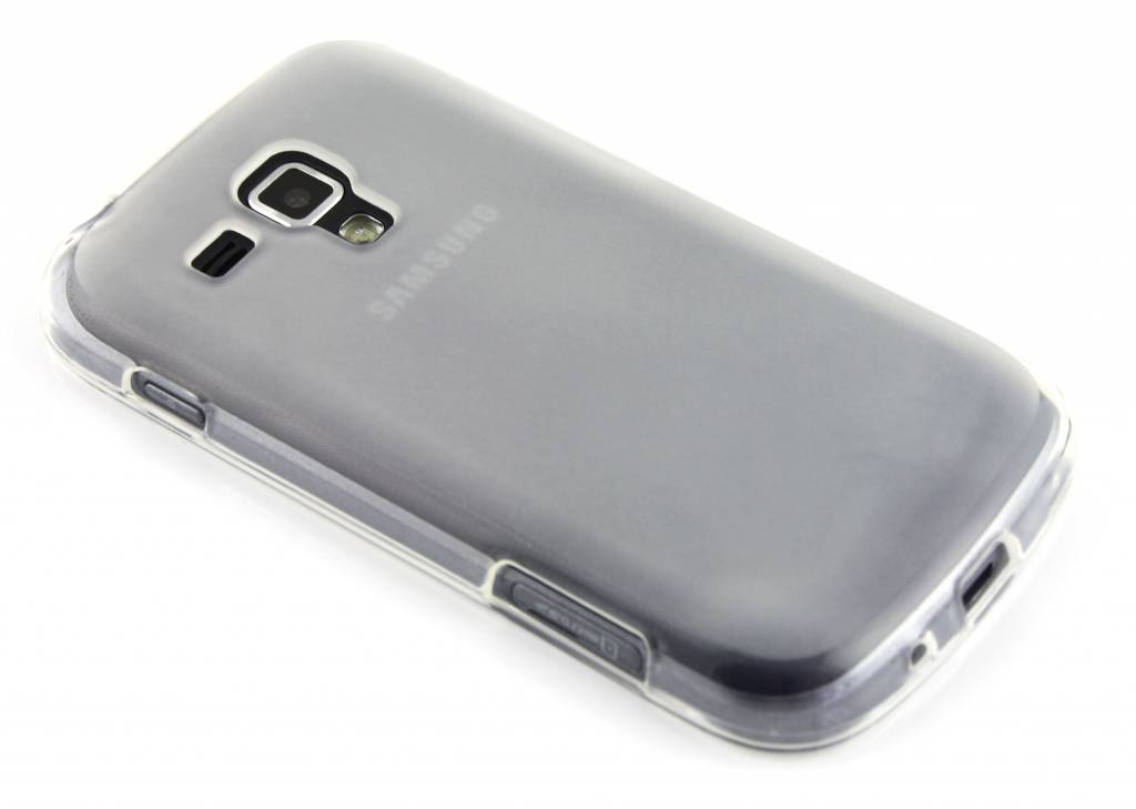 Image of Transparant hard siliconen hoesje voor de Samsung Galaxy S Duos / Trend (Plus)