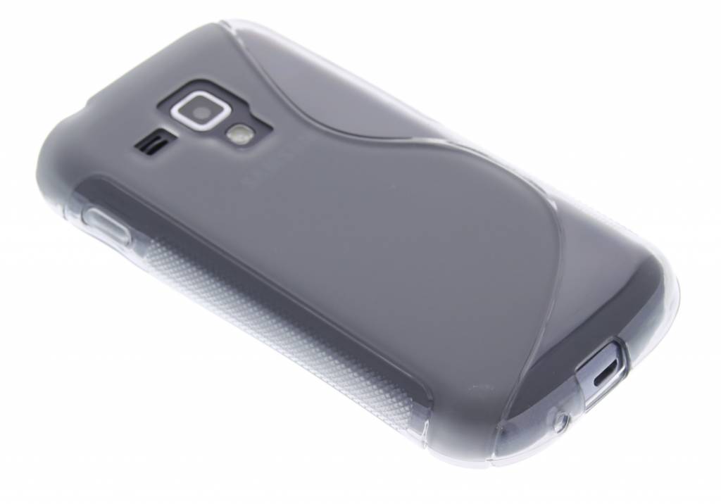 Image of Grijs S-line flexibel TPU hoesje voor de Samsung Galaxy S Duos / Trend (Plus)