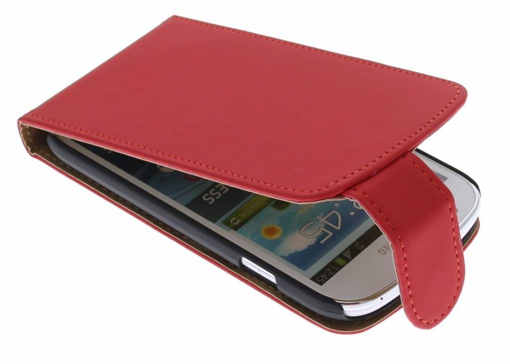 Image of Rood classic flipcase voor de Samsung Galaxy Express