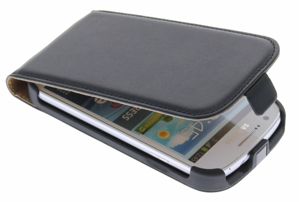 Image of Zwarte luxe flipcase voor de Samsung Galaxy Express