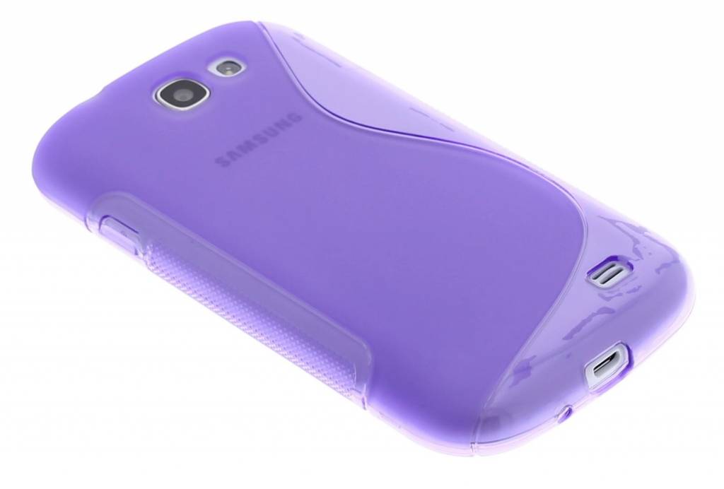 Image of Paars S-line flexibel TPU hoesje voor de Samsung Galaxy Express