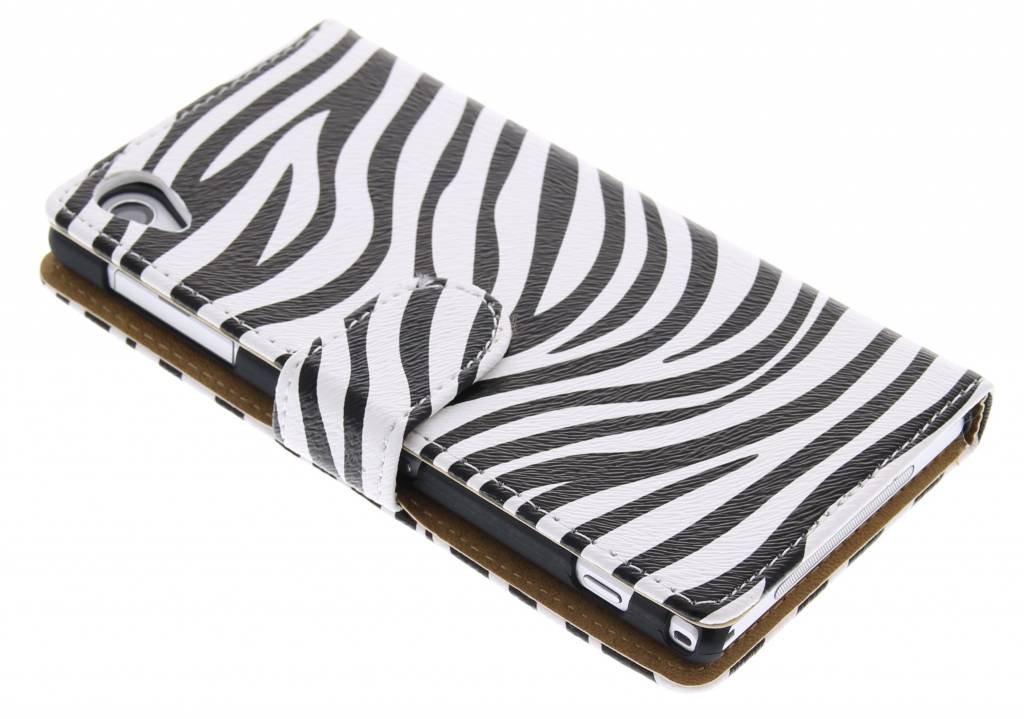 Image of Zebra booktype hoes voor Sony Xperia Z1