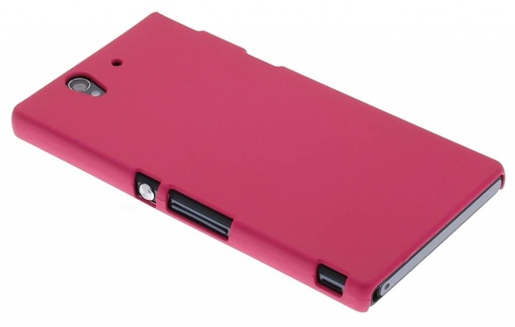 Image of Fuchsia matte dunne hardcase voor de Sony Xperia Z