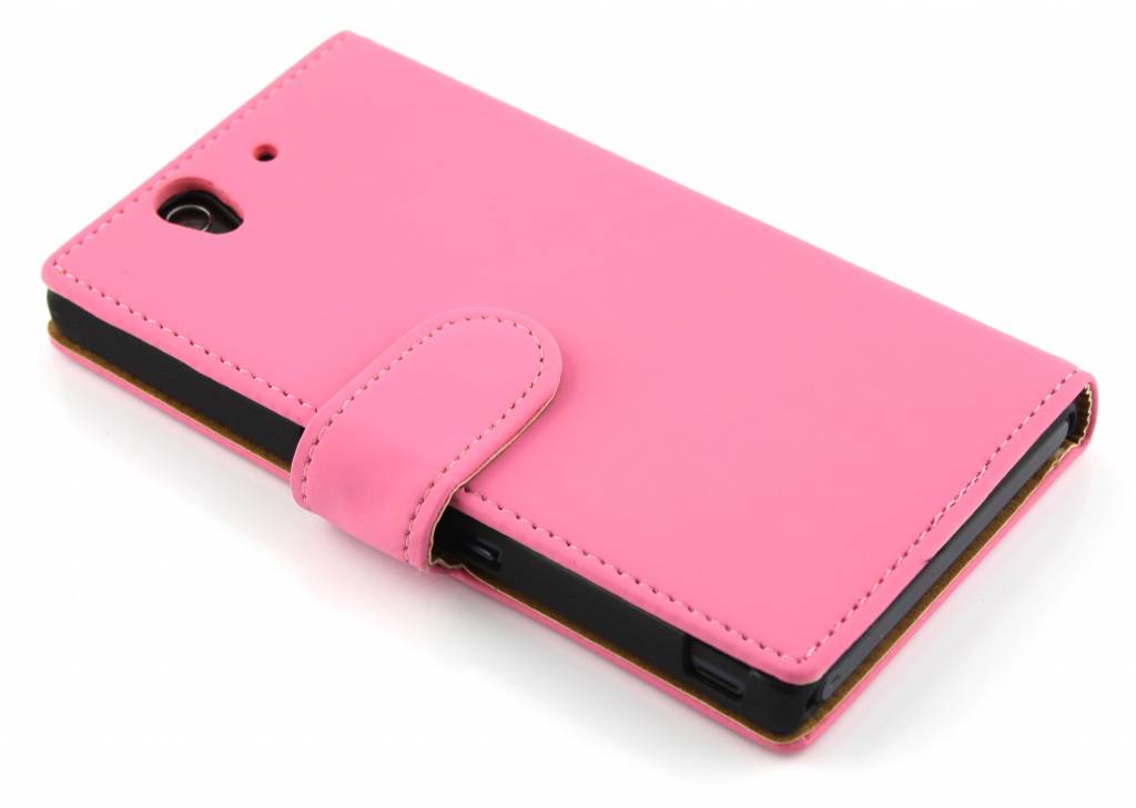 Image of Roze booktype hoes voor de Sony Xperia Z