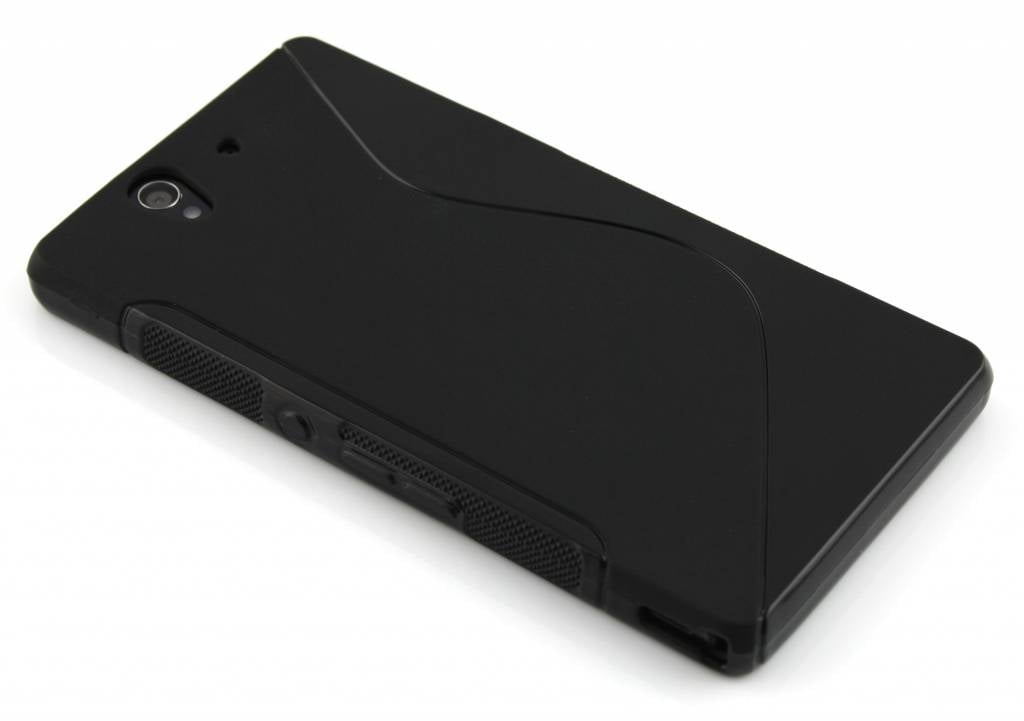 Image of Zwarte S-line flexibel TPU hoesje voor Sony Xperia Z