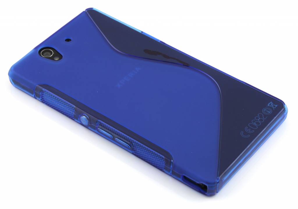Image of Blauw S-line flexibel TPU hoesje voor Sony Xperia Z