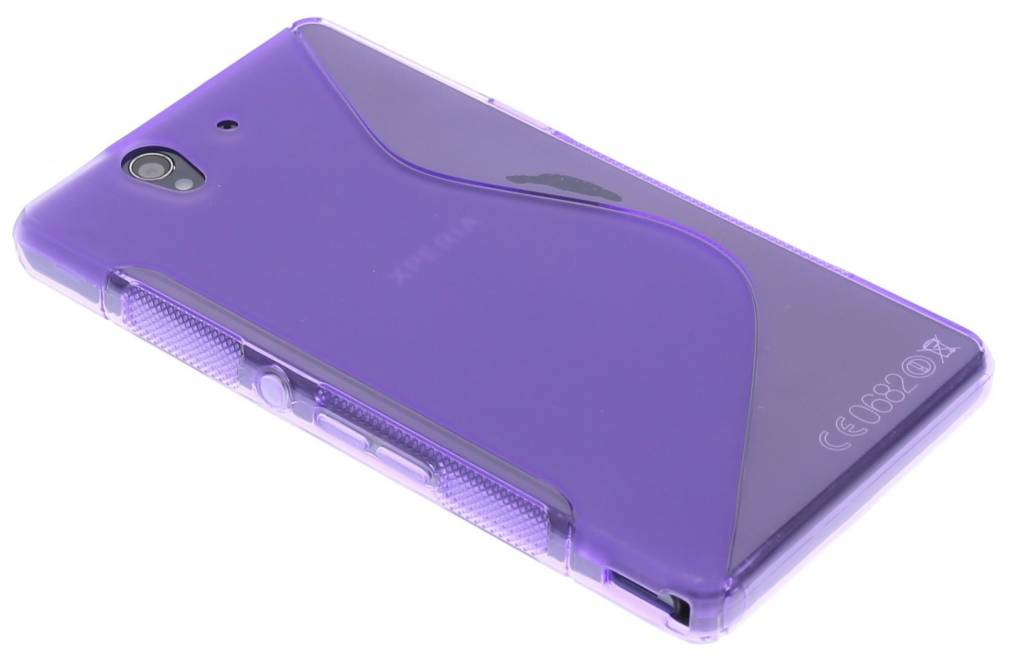 Image of Paars S-line flexibel TPU hoesje voor Sony Xperia Z