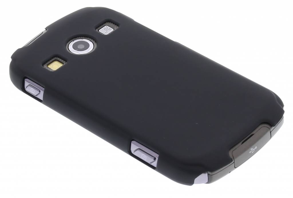 Image of Zwart effen hardcase hoesje Samsung Galaxy Xcover 2