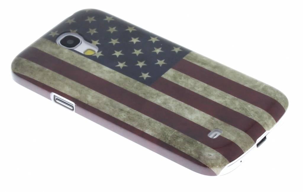 Image of Vintage Amerikaanse vlag glad hardcase Samsung Galaxy S4 Mini