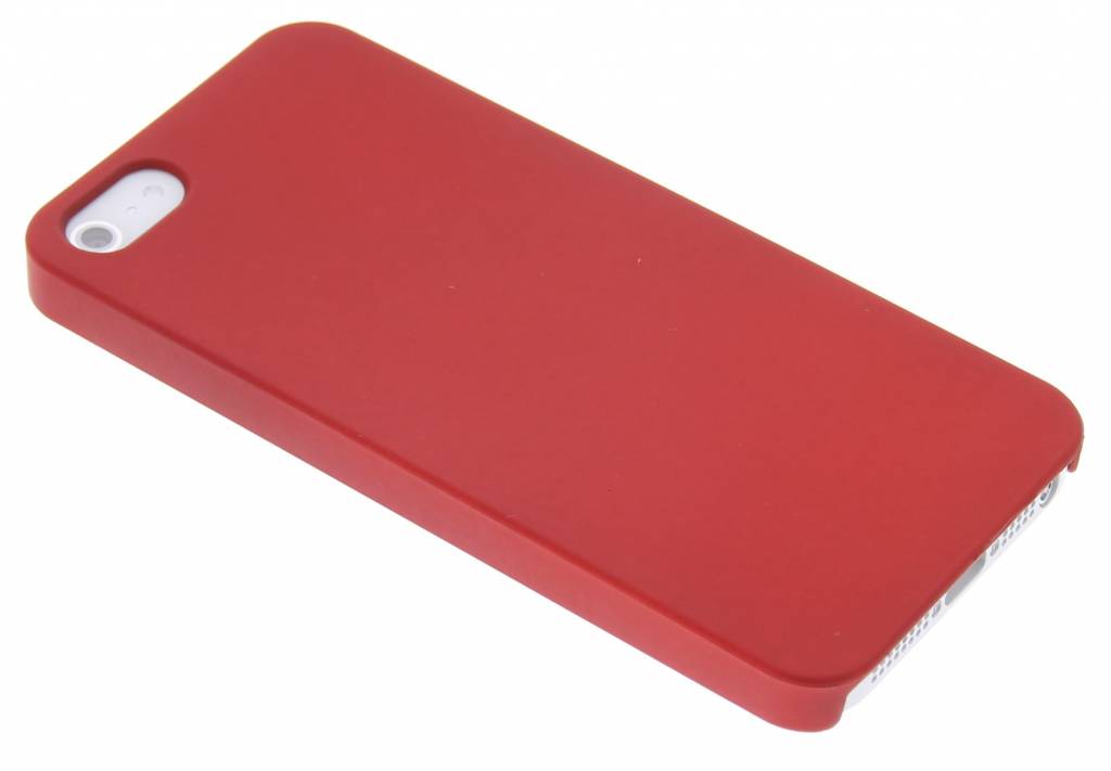 Image of Rode effen hardcase hoesje voor de iPhone 5 / 5s / SE