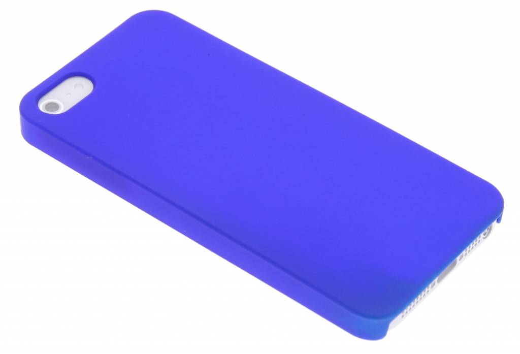Image of Blauwe effen hardcase hoesje voor iPhone 5 / 5s / SE