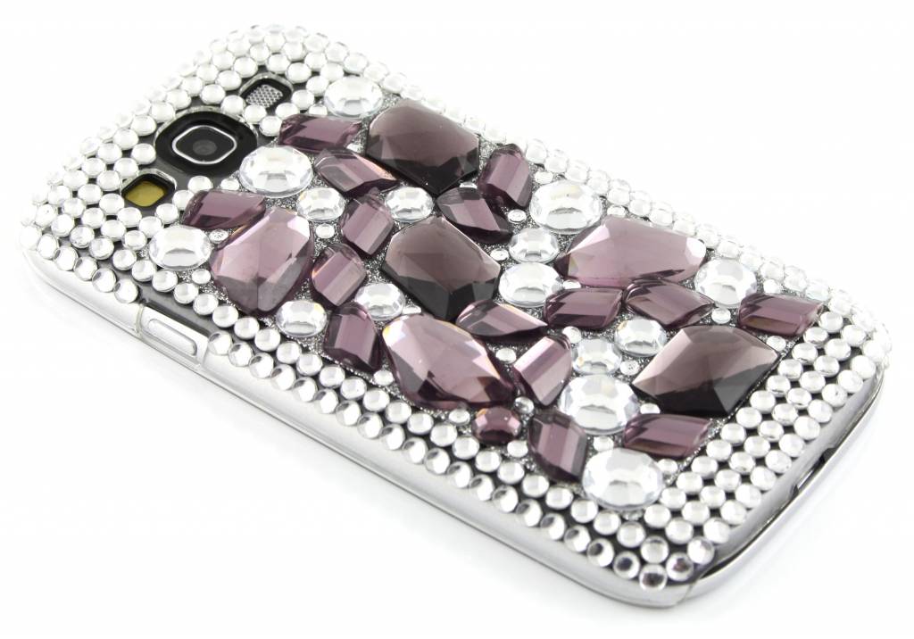 Image of Donker diamant BlingBling hardcase hoesje met strass steentjes voor de Samsung Galaxy S3 / Neo