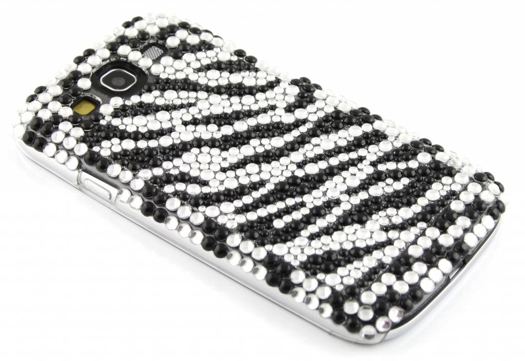 Image of Zebra BlingBling hardcase hoesje met strass steentjes voor de Samsung Galaxy S3 / Neo