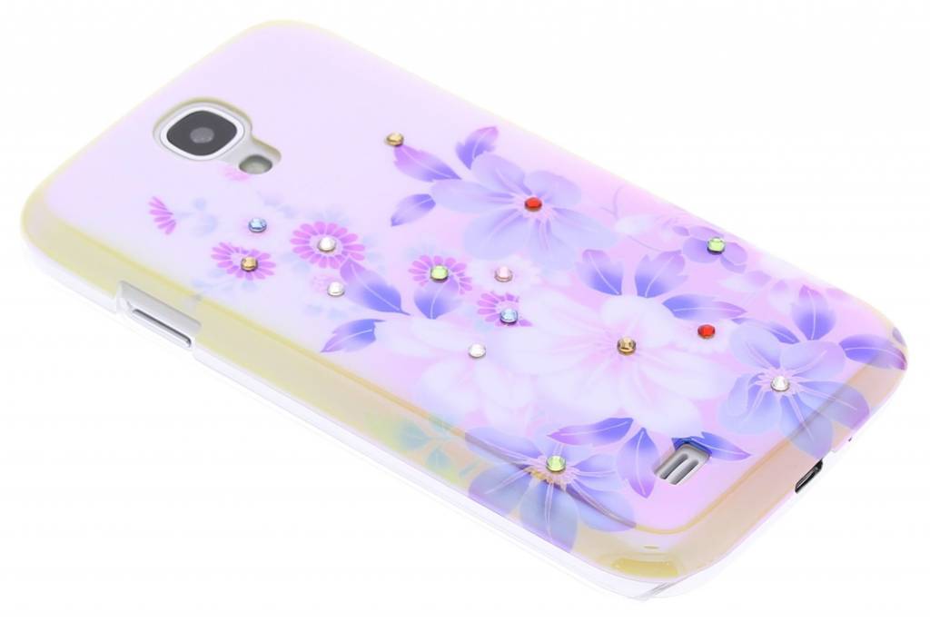 Image of Bloemetjes design spiegelend hardcase hoesje voor de Samsung Galaxy S4