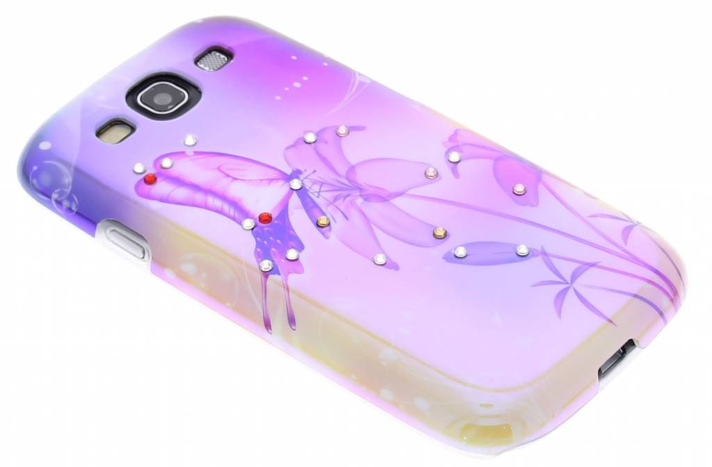 Image of Vlinder design spiegelend hardcase hoesje voor de Samsung Galaxy S3