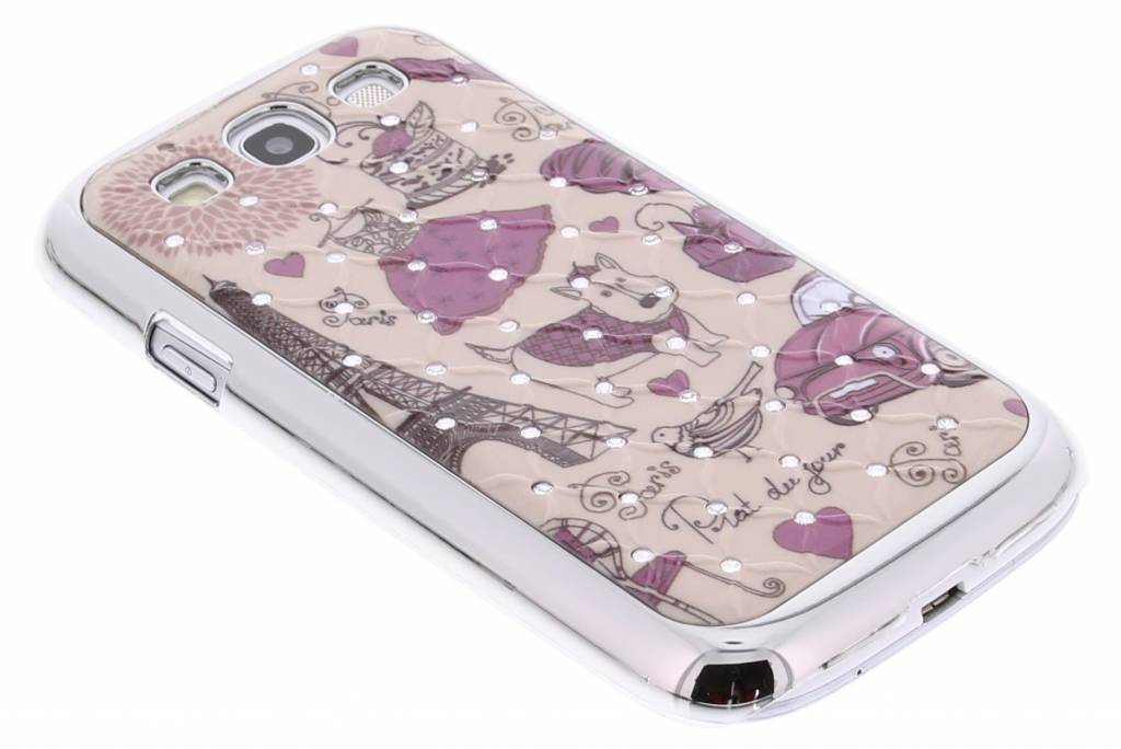 Image of Parijs design hardcase hoesje met strass voor de Samsung Galaxy S3 / Neo