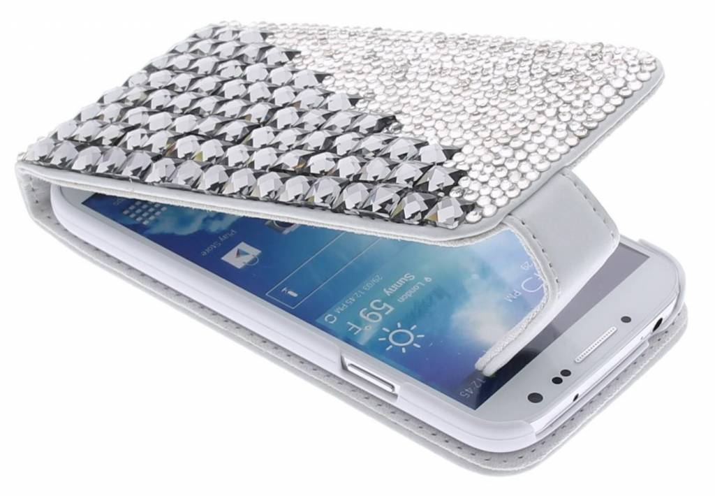 Image of Design flipcase met glazen strass-stenen voor de Samsung Galaxy S4