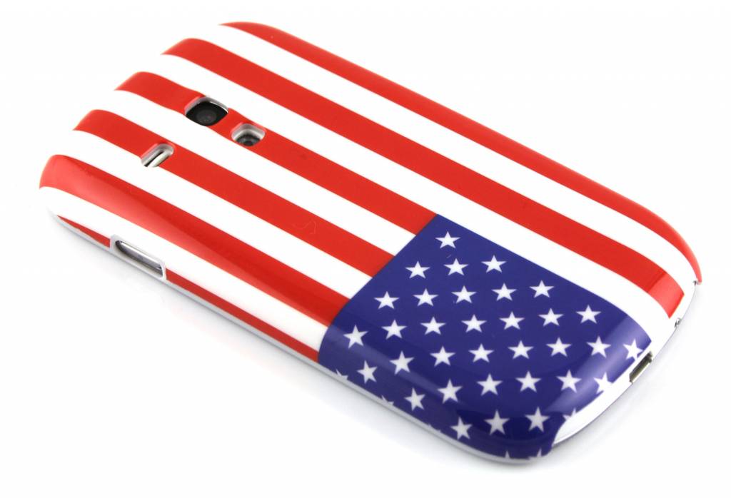 Image of Amerikaanse vlag glad hardcase hoesje voor de Samsung Galaxy S3 Mini i8190