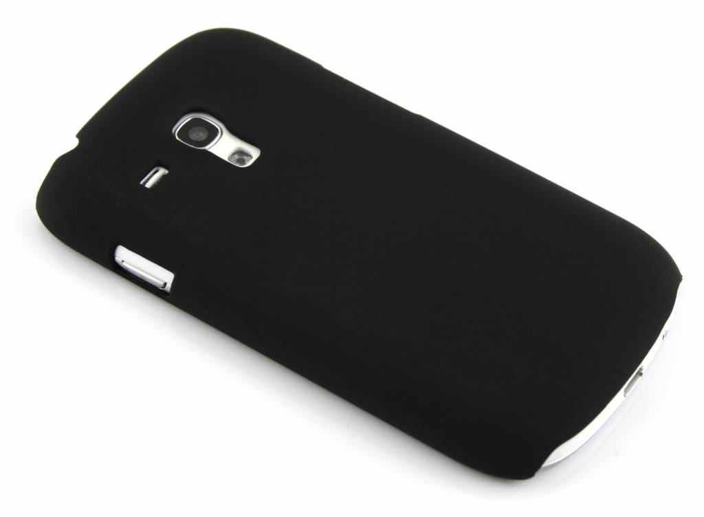 Image of Zwarte effen hardcase voor Samsung Galaxy S3 Mini