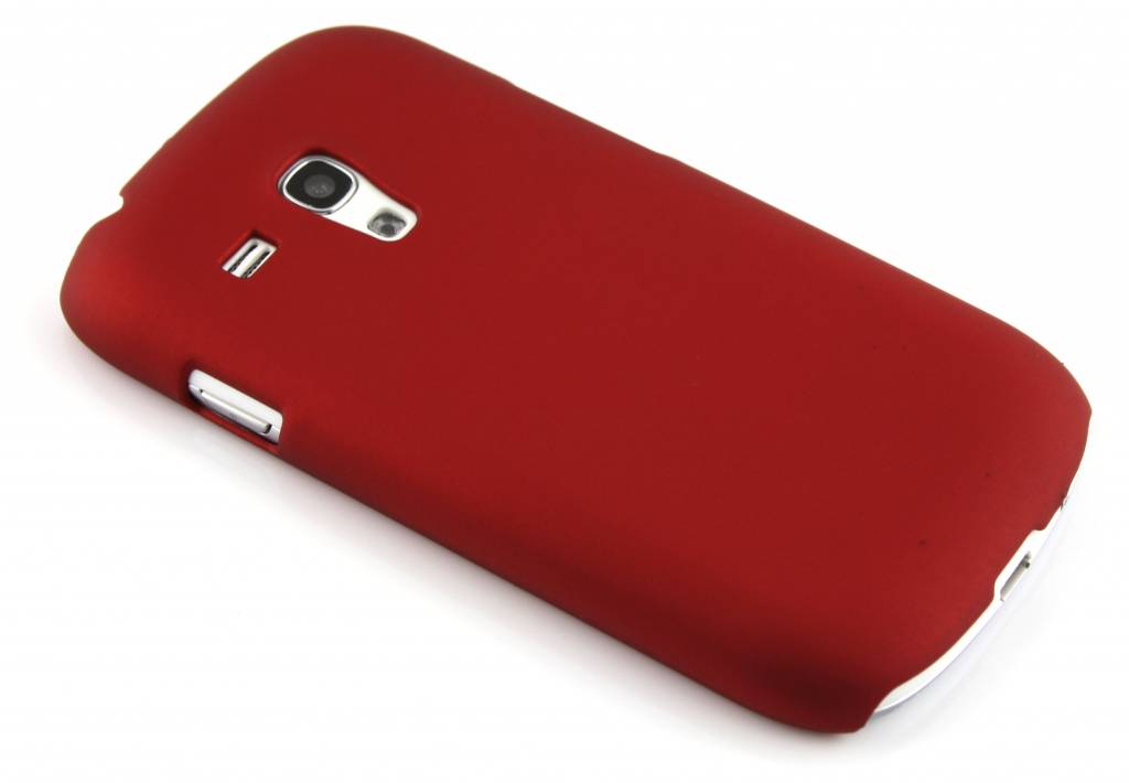 Image of rode effen hardcase voor Samsung Galaxy S3 Mini