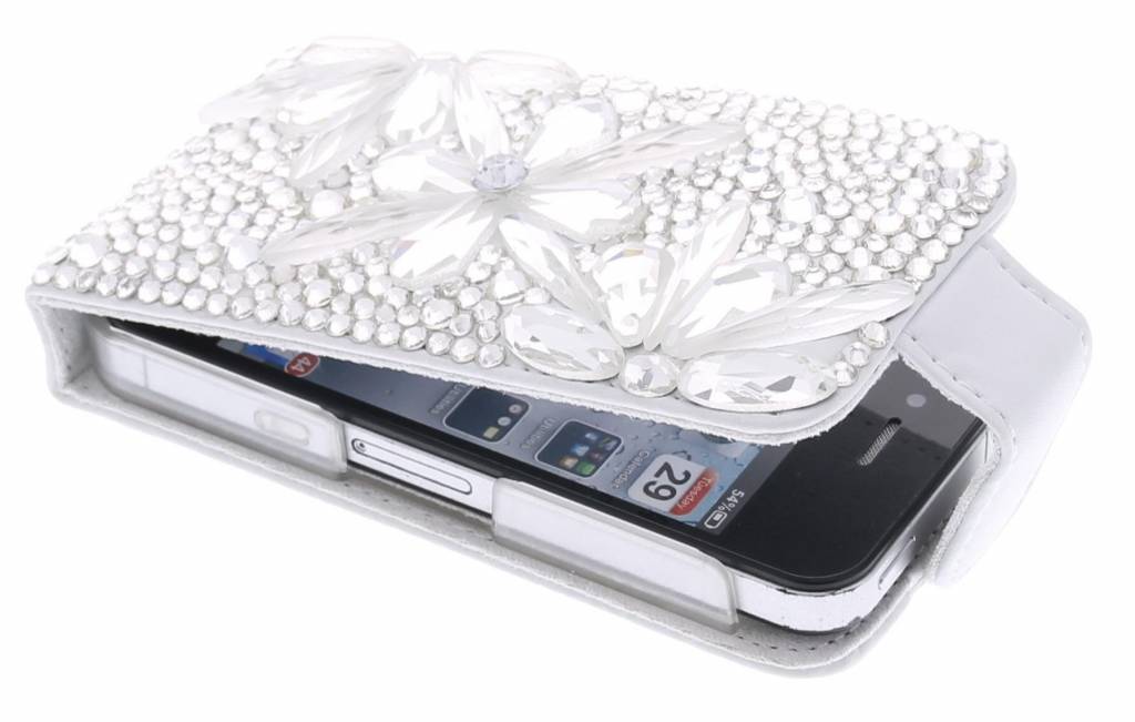 Image of Glazen strass flipcase voor de iPhone 4 / 4s