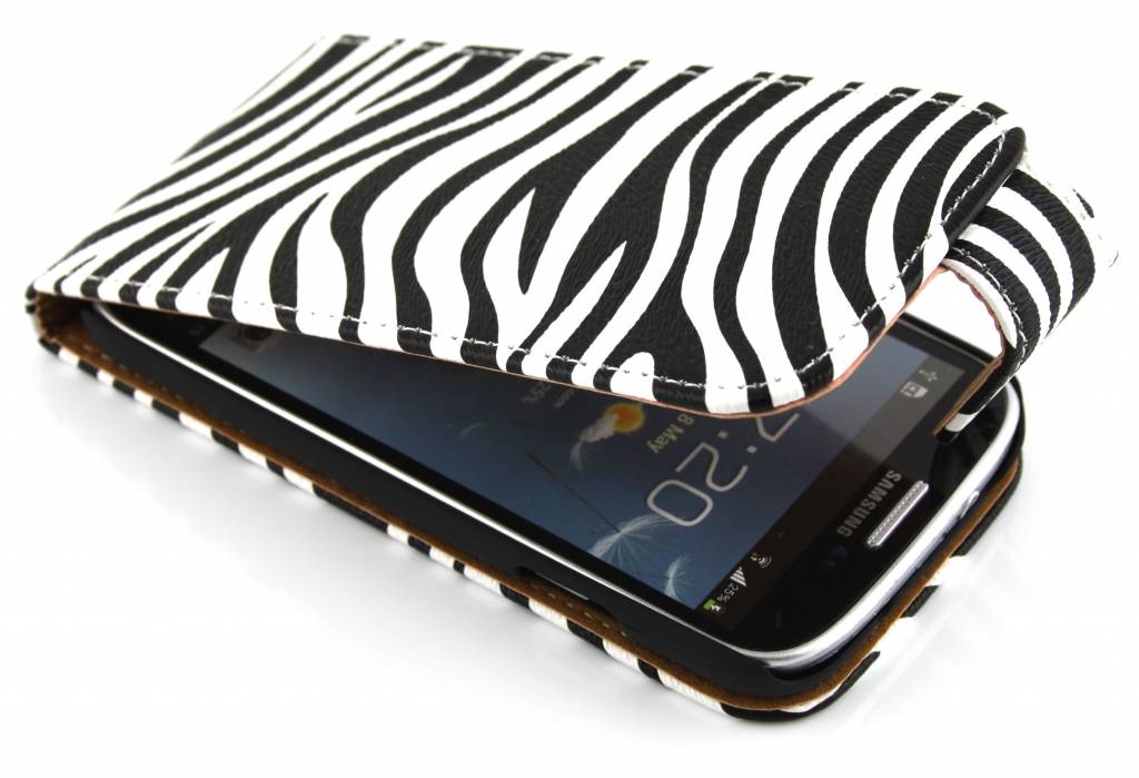 Image of Zebra classic mooie sterke flipcase voor Samsung Galaxy s4 i9500