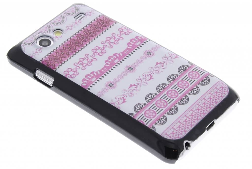 Image of Roze design hardcase hoes voor de Samsung Galaxy S Advance i9070