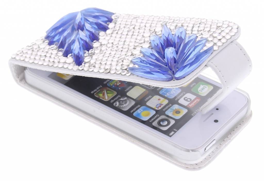 Image of Flipcase met glazen strass-stenen voor de iPhone 5 / 5s / SE