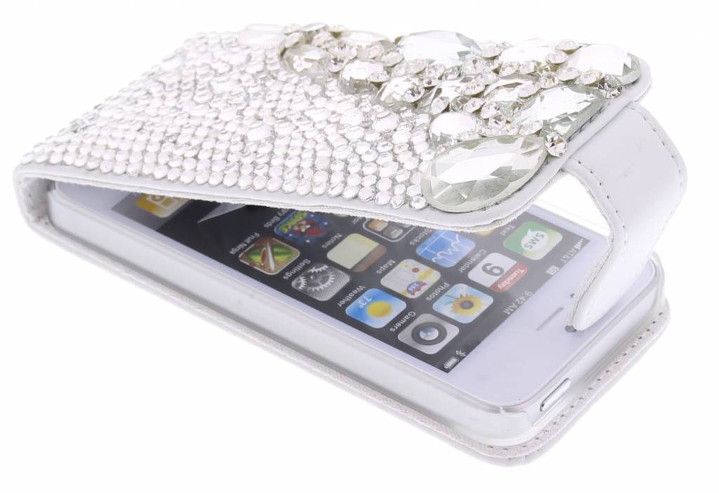 Image of Luxe flipcase met glazen strass-stenen voor de iPhone 5 / 5s / SE