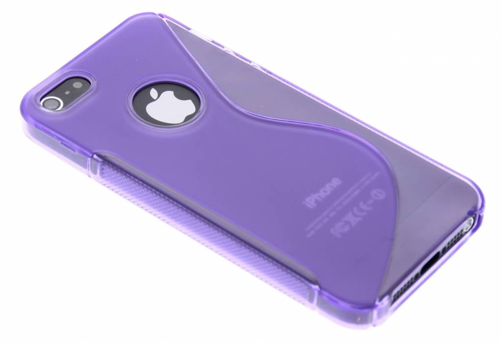 Image of Paars S-line TPU siliconen hoesje voor de iPhone 5 / 5s / SE