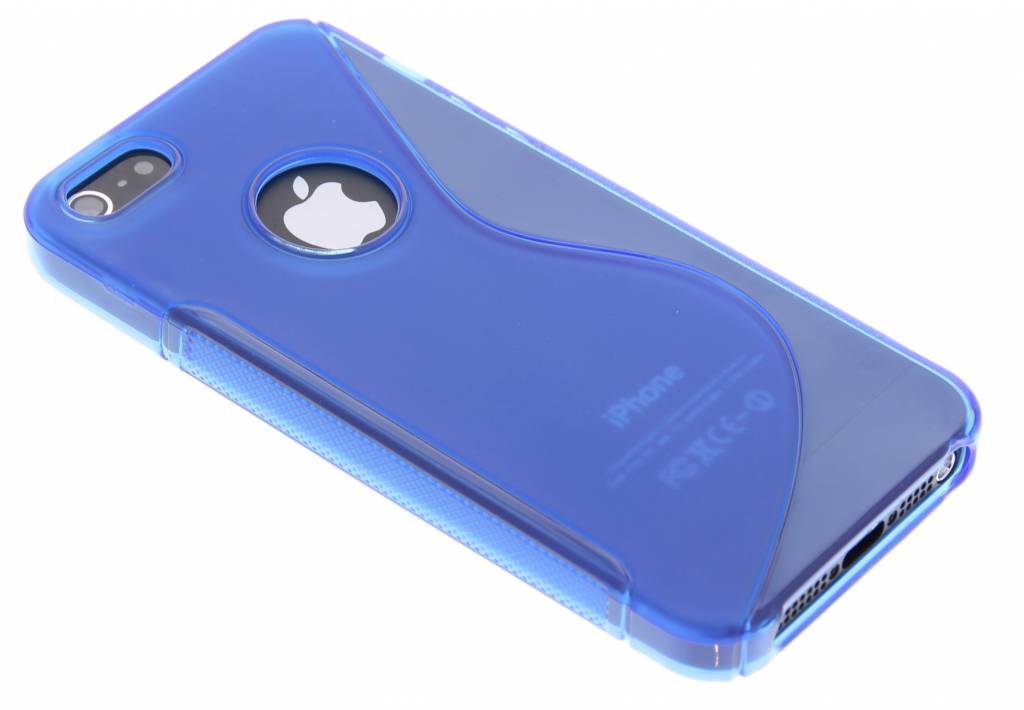 Image of Blauw S-line TPU siliconen hoesje voor de iPhone 5 / 5s / SE